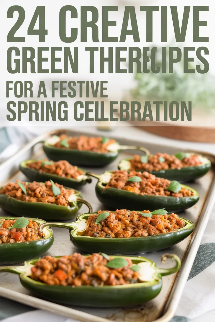 green themed recipes