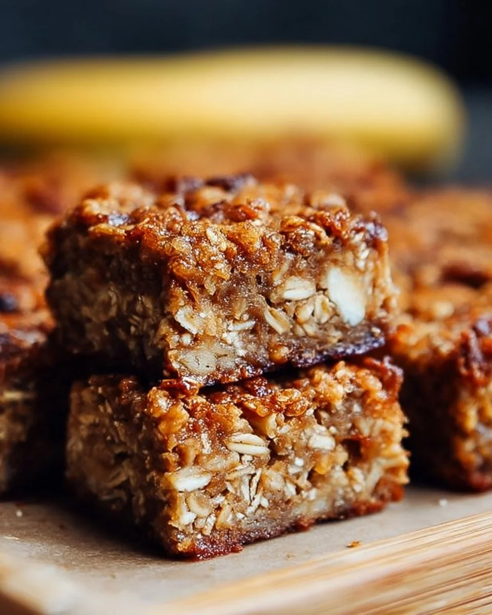 Banana Oatmeal Bars