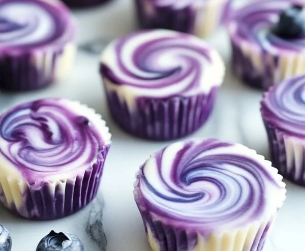 Blueberry Swirl Yogurt Bites
