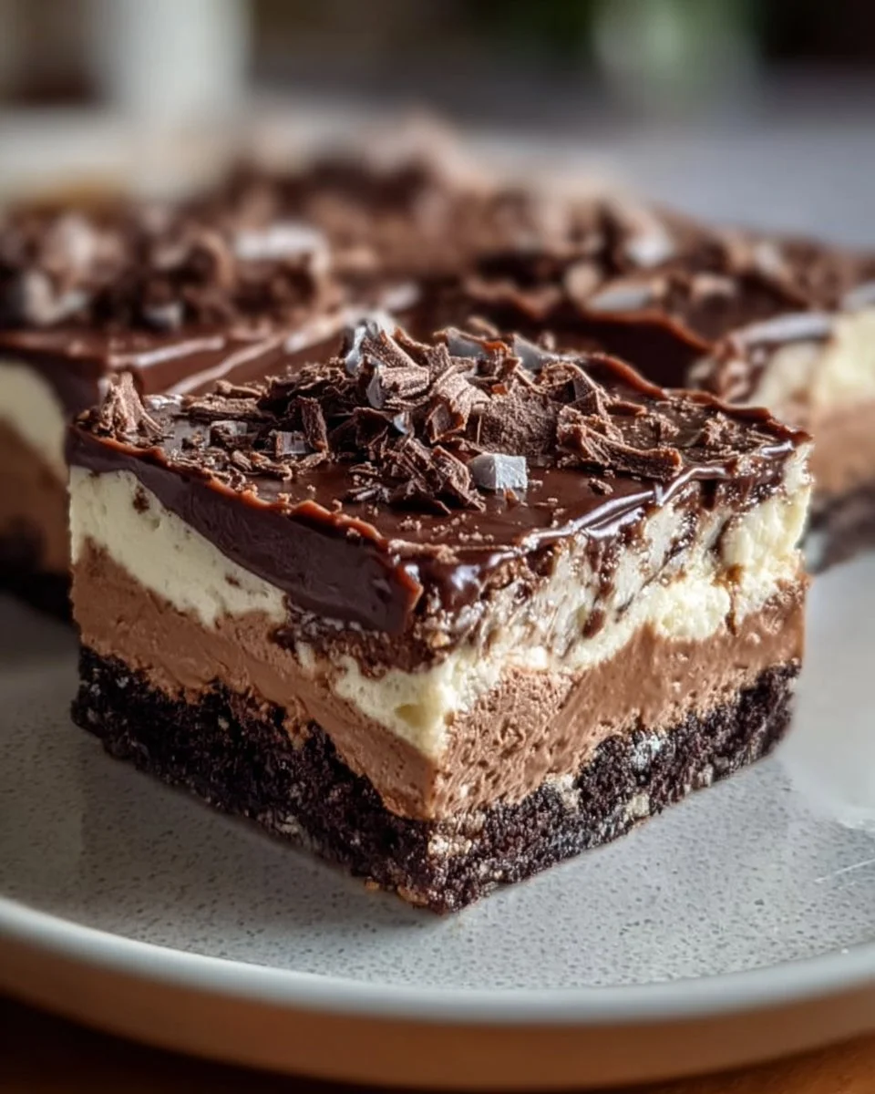 Brownie Refrigerator Cake