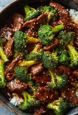One Pan Chinese Beef and Broccoli dish on a serving plate