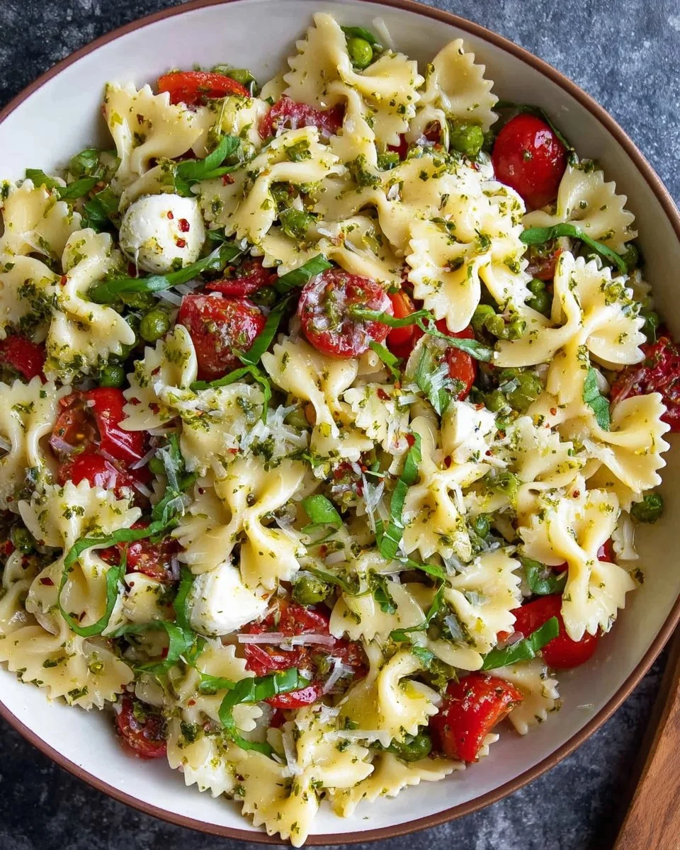 Colorful Bow Tie Pasta Salad