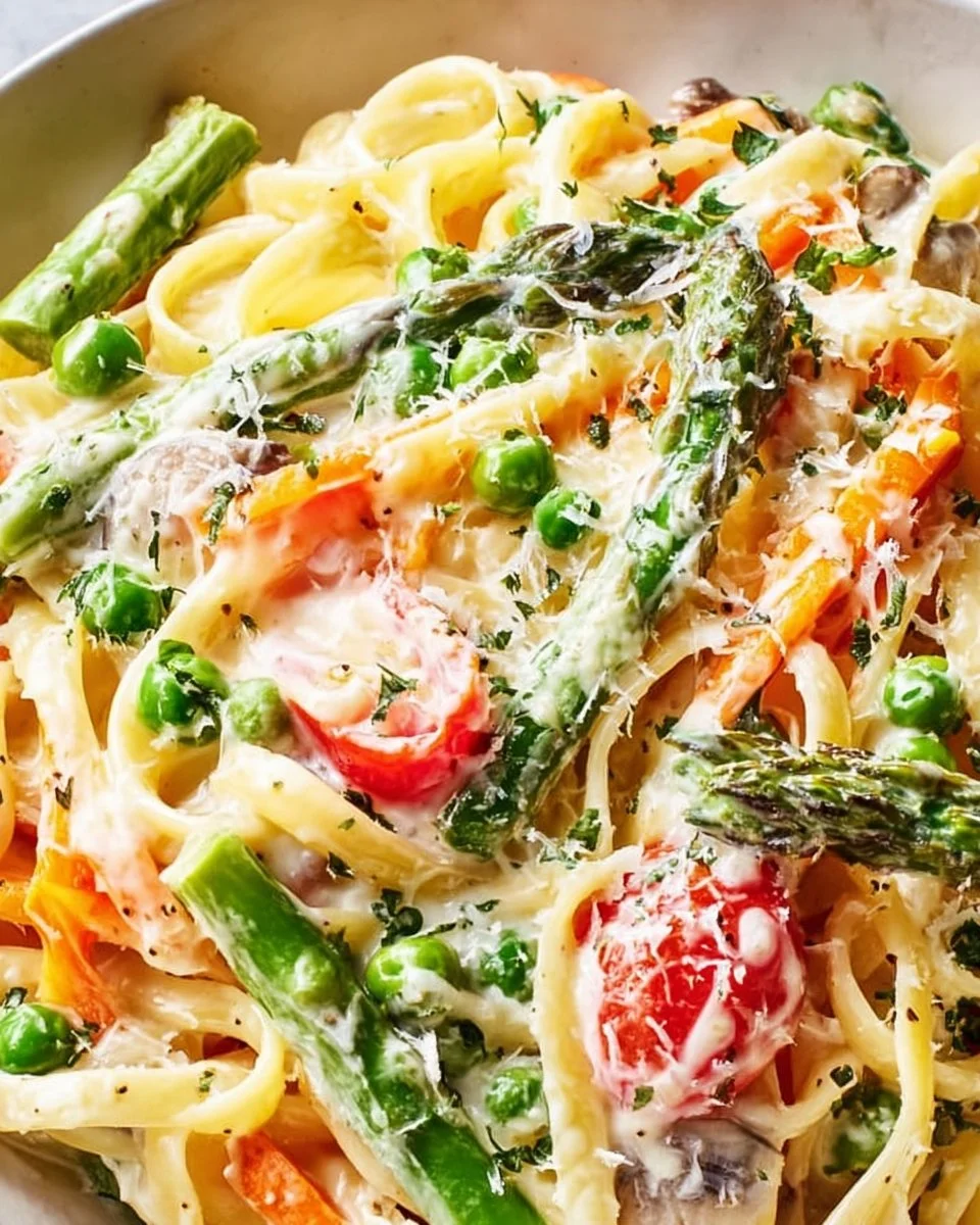 Creamy Pasta Primavera