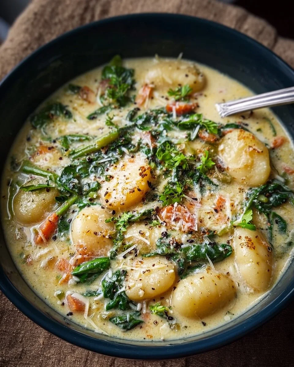 Creamy Vegetarian Gnocchi Soup