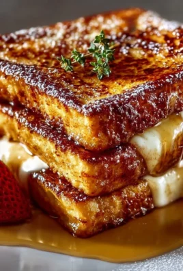 Delicious Crème Brûlée French Toast with a caramelized sugar topping