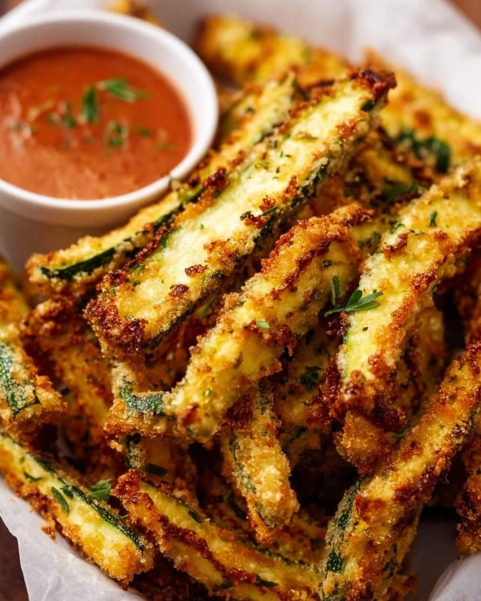 Crispy Baked Keto Zucchini Fries