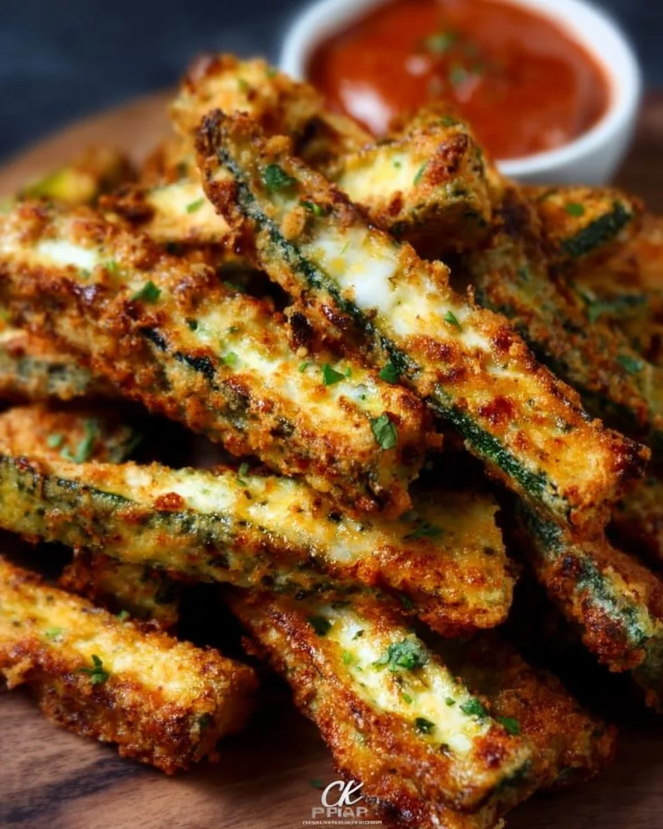 Crispy Baked Keto Zucchini Fries