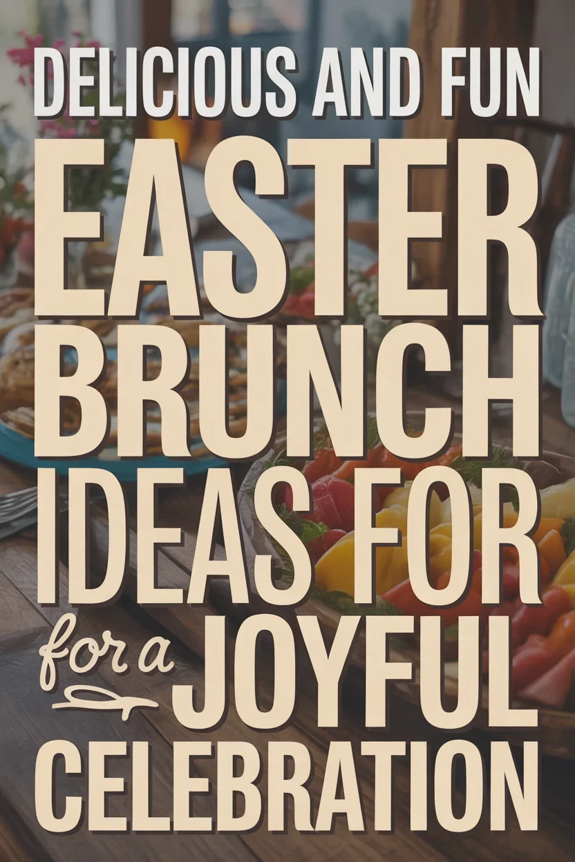 Easter brunch ideas