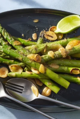 Delicious asparagus dishes, including creamy pasta and sautéed recipes.