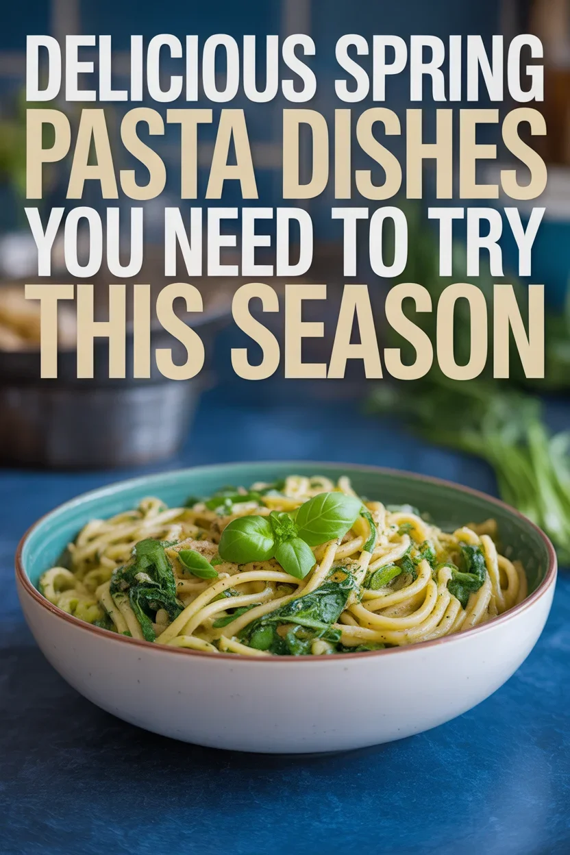 Delicious Spring Pasta Dishes You Need to Try This Season