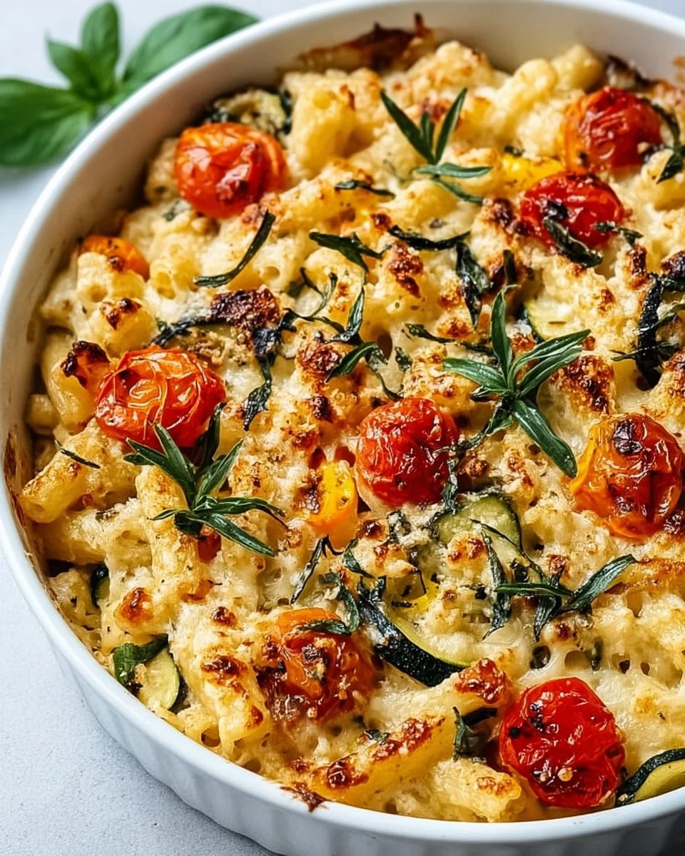 Healthy Baked Feta Pasta with Vegetables