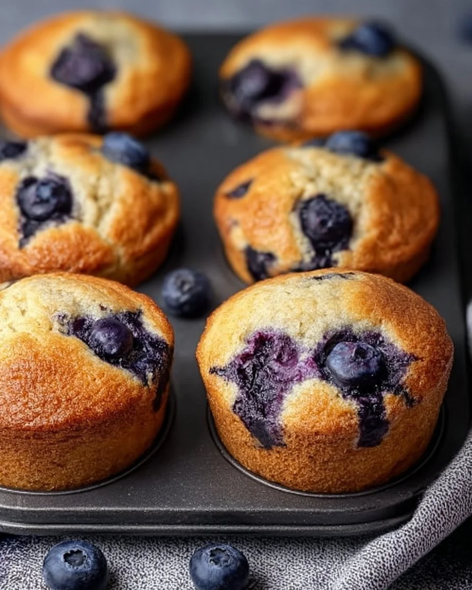 Hearty Blueberry Protein Muffins