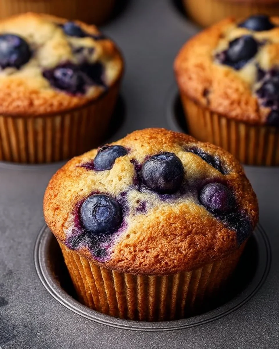 Hearty Blueberry Protein Muffins