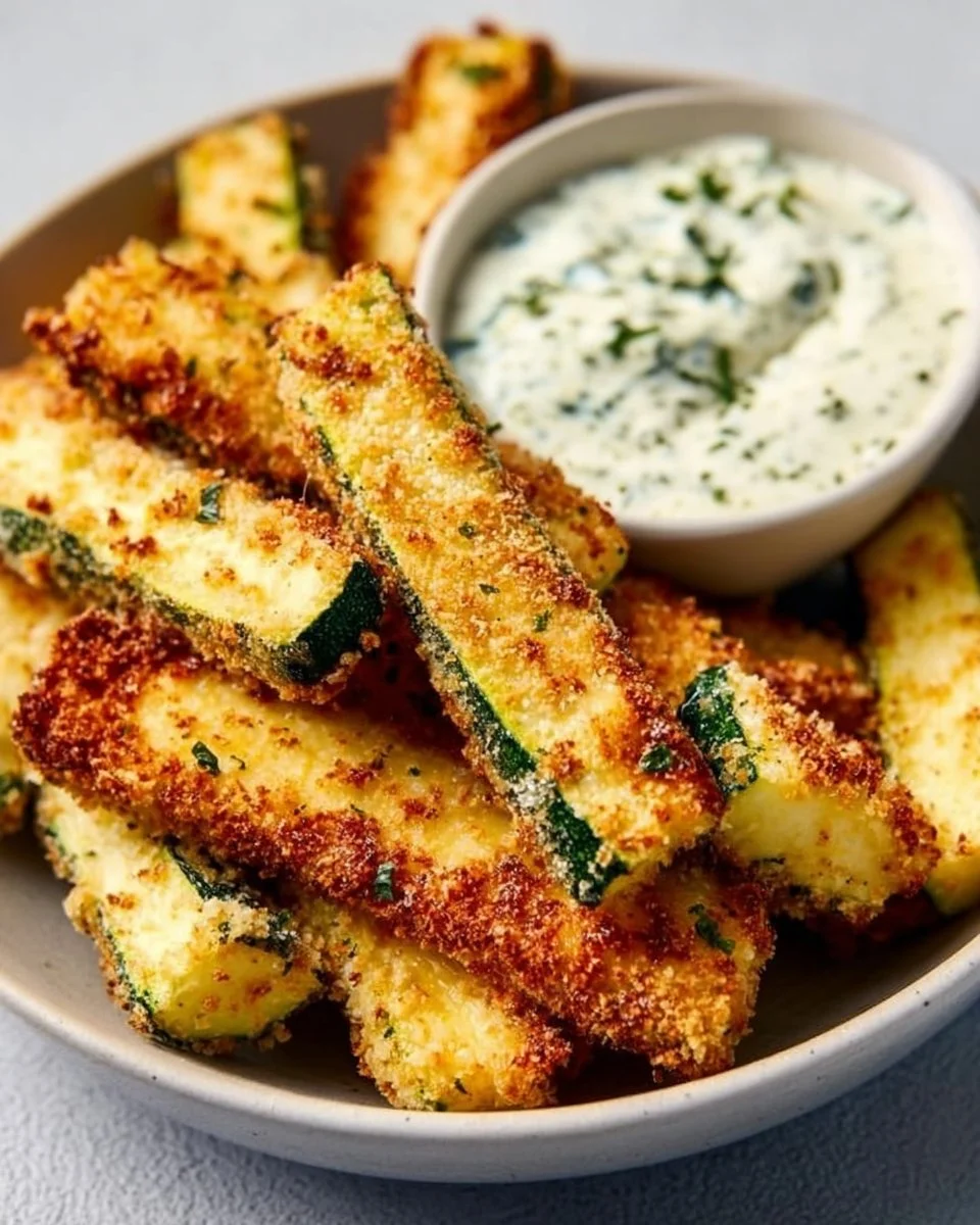 Low Calorie Air Fryer Zucchini Fries