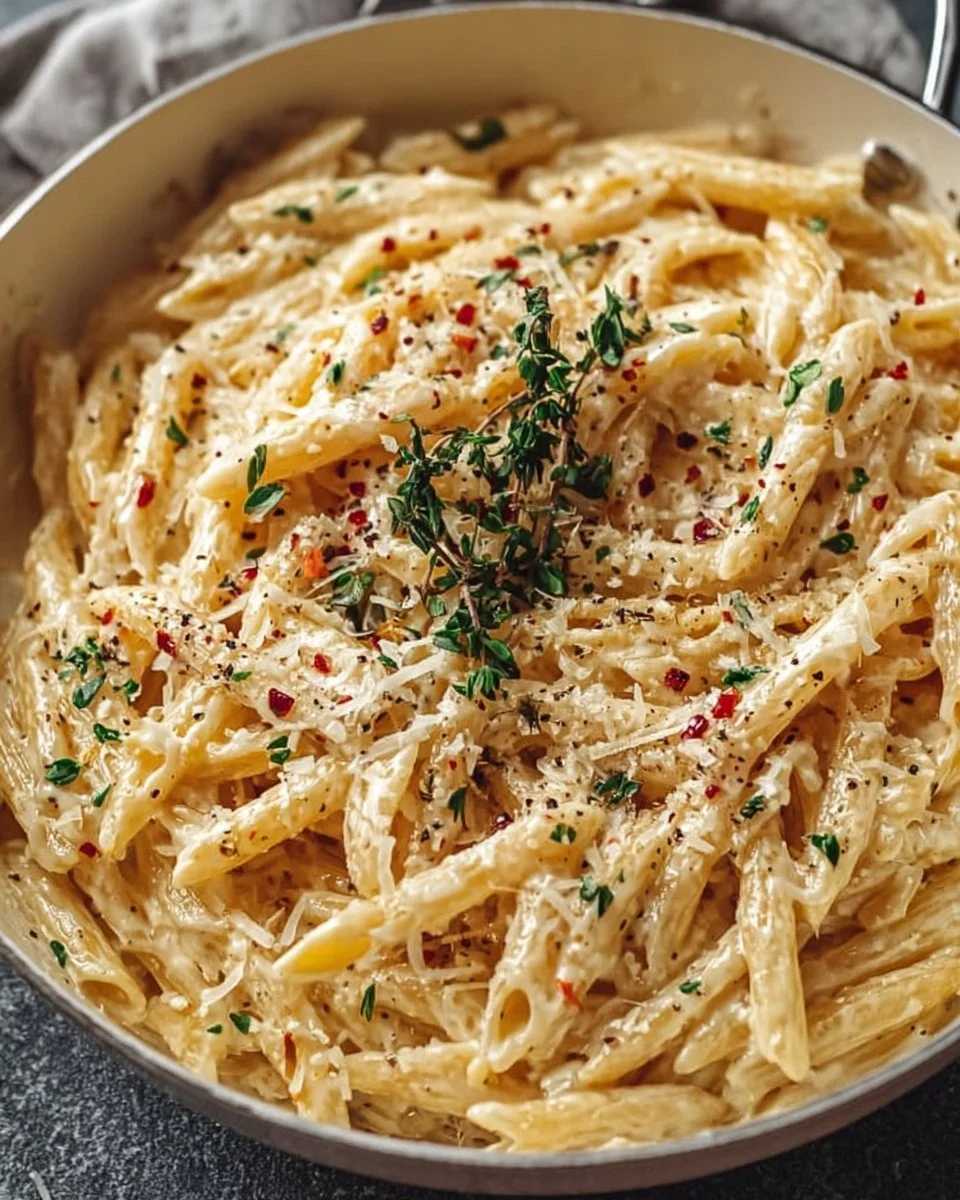 One Pot Creamy Garlic Pasta
