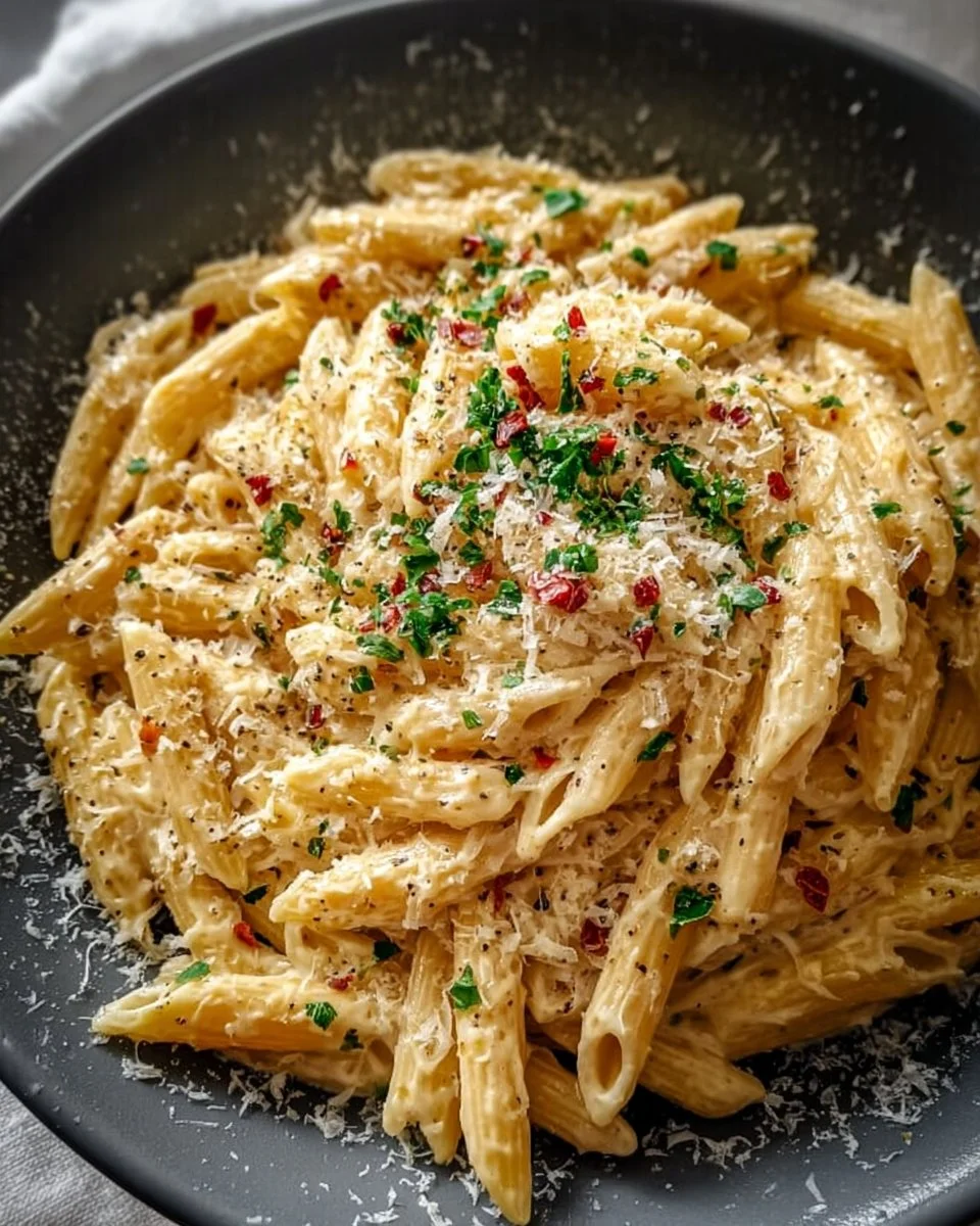 One Pot Creamy Garlic Pasta