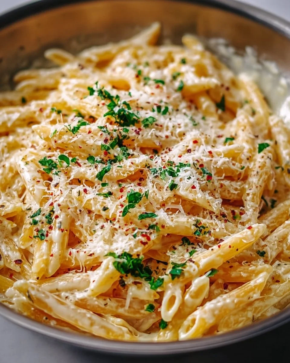 One Pot Creamy Garlic Pasta