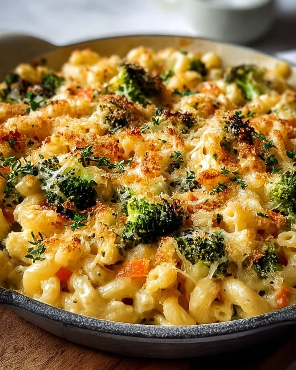 One Pot Veggie Mac and Cheese