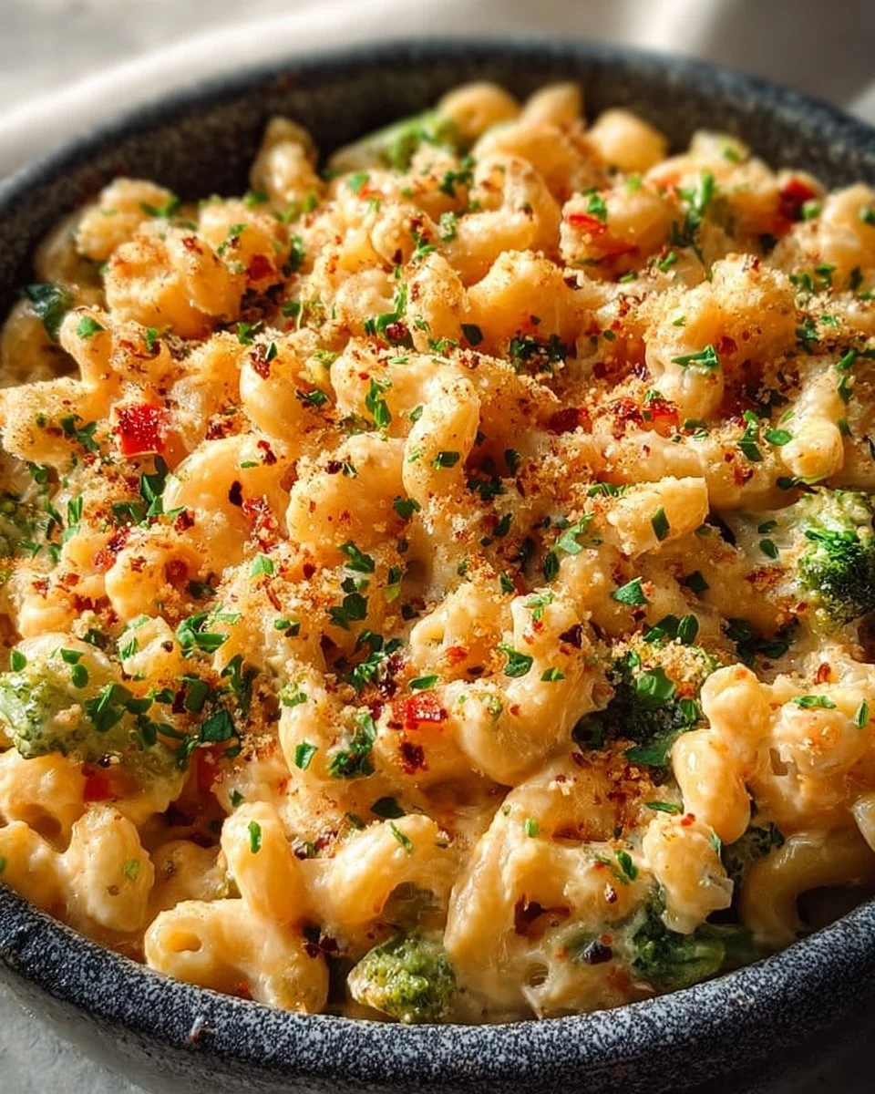 One Pot Veggie Mac and Cheese