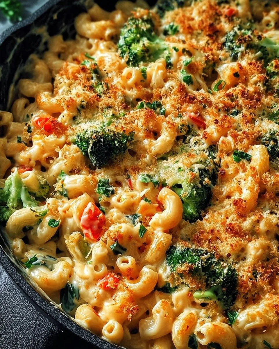 One Pot Veggie Mac and Cheese