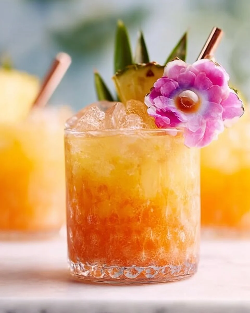 Pineapple Mango Rum Punch | Party Drink Recipes