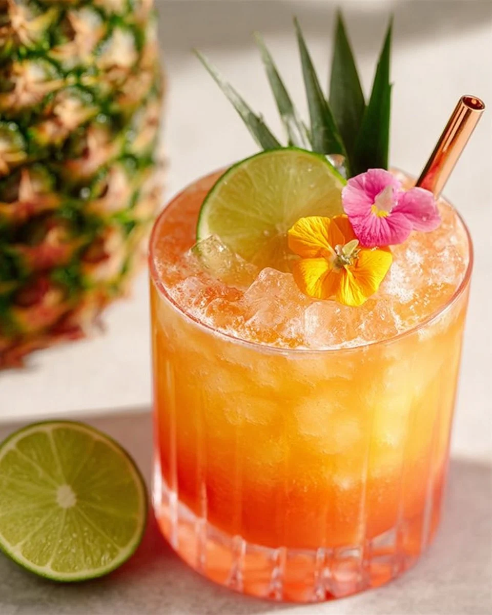 Pineapple Mango Rum Punch | Party Drink Recipes