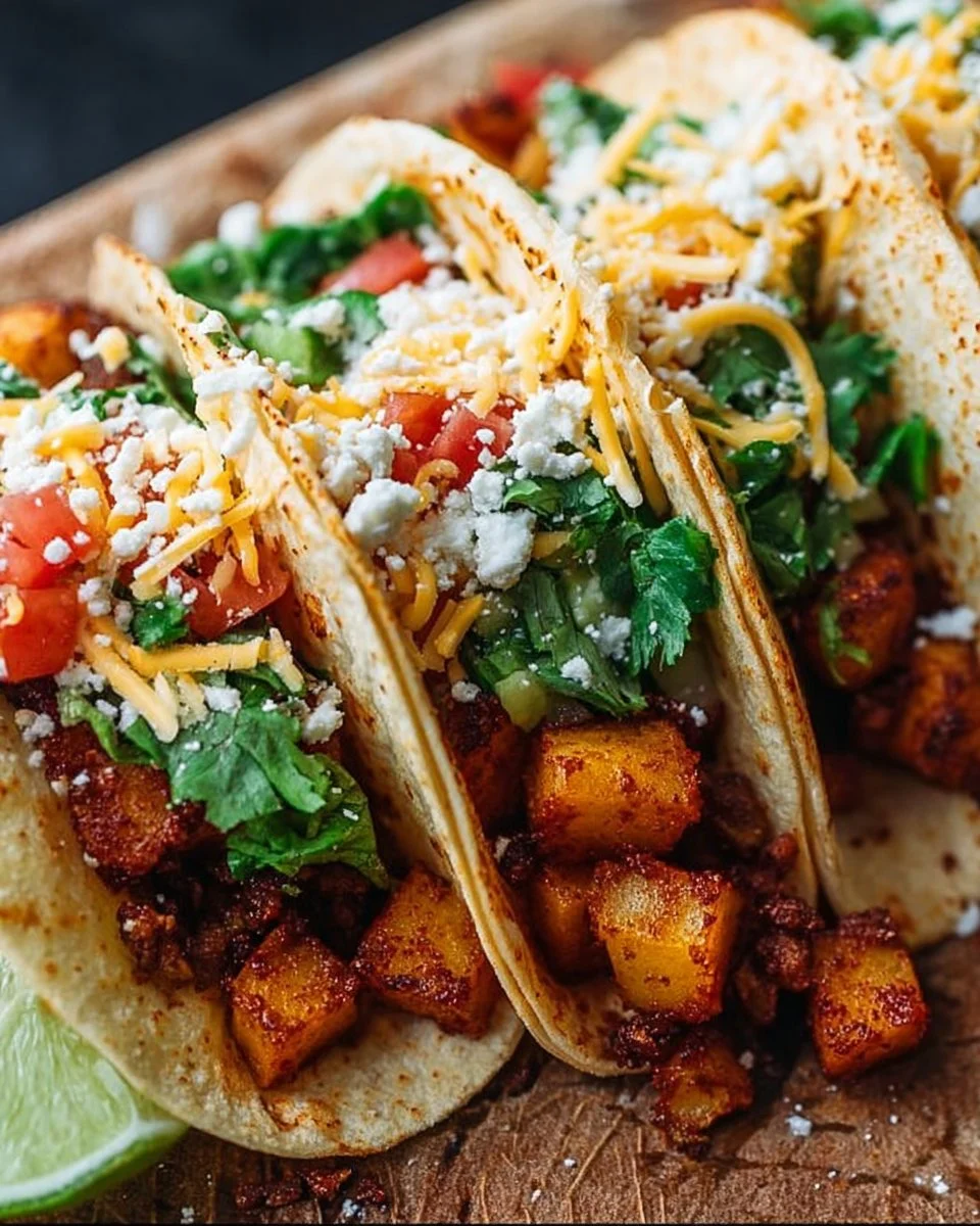 Spicy Potato Soft Taco Recipe
