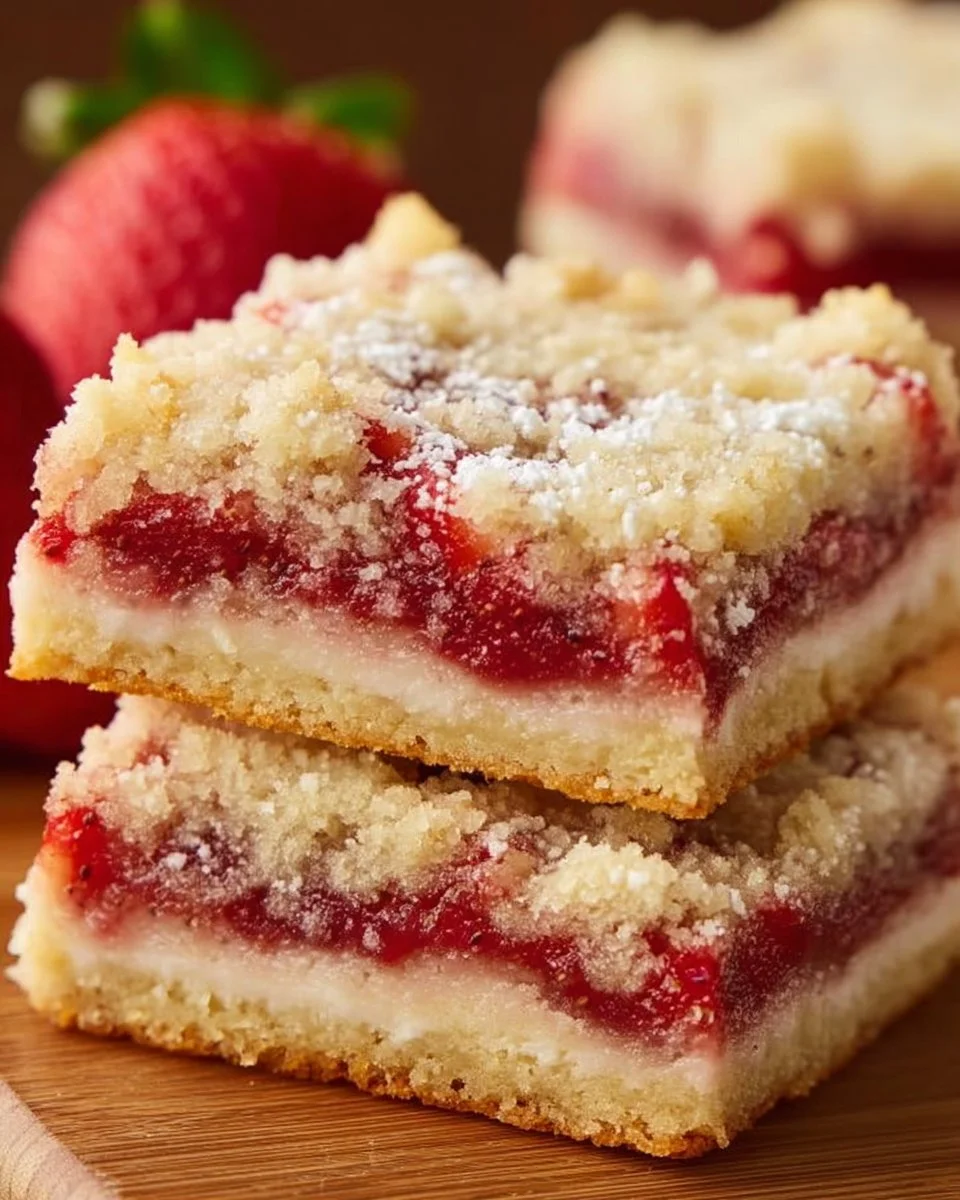 Strawberry Shortcake Bars Recipe