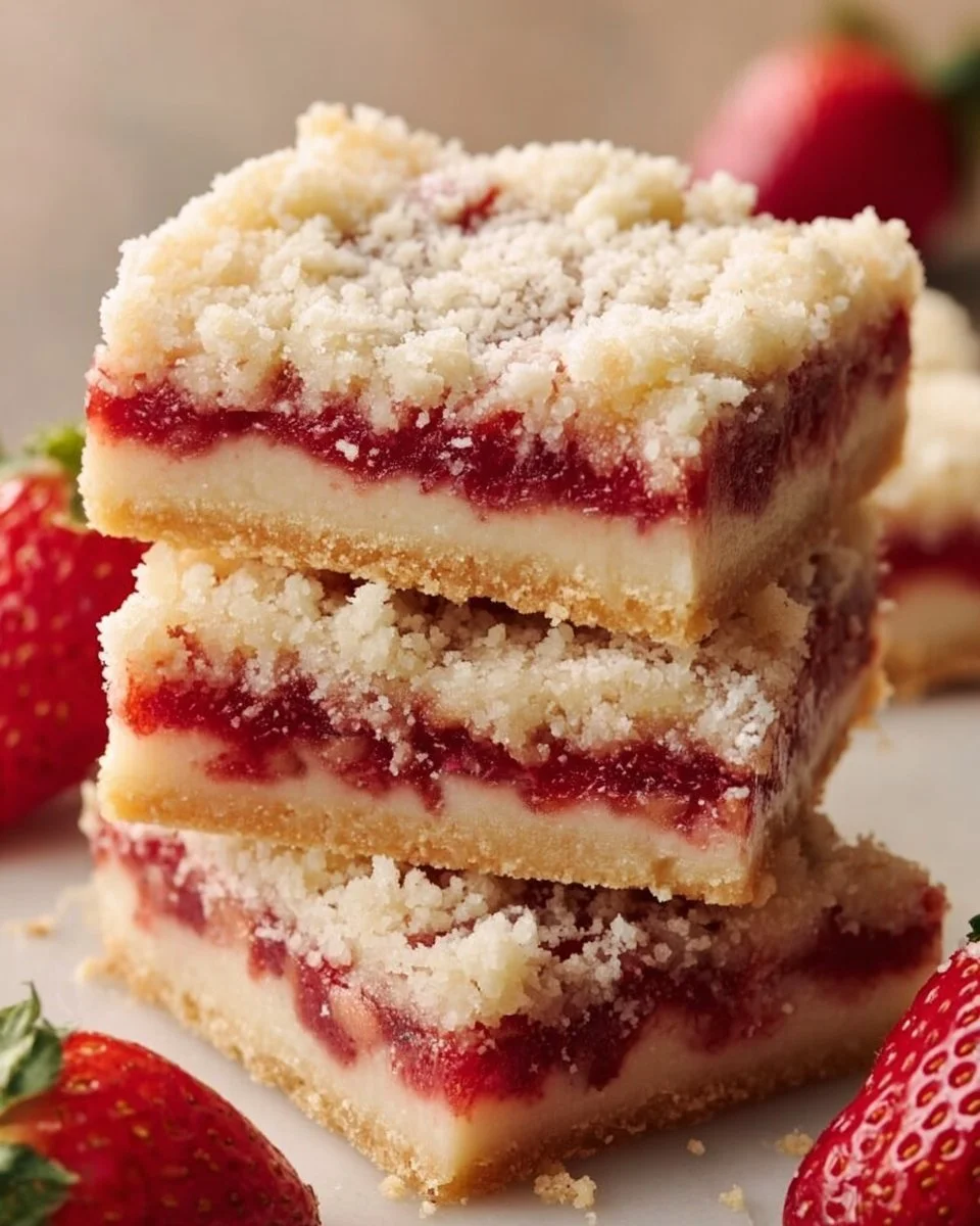 Strawberry Shortcake Bars Recipe