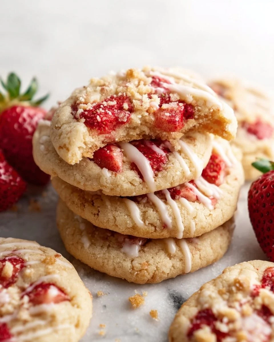 Strawberry Shortcake Cookies