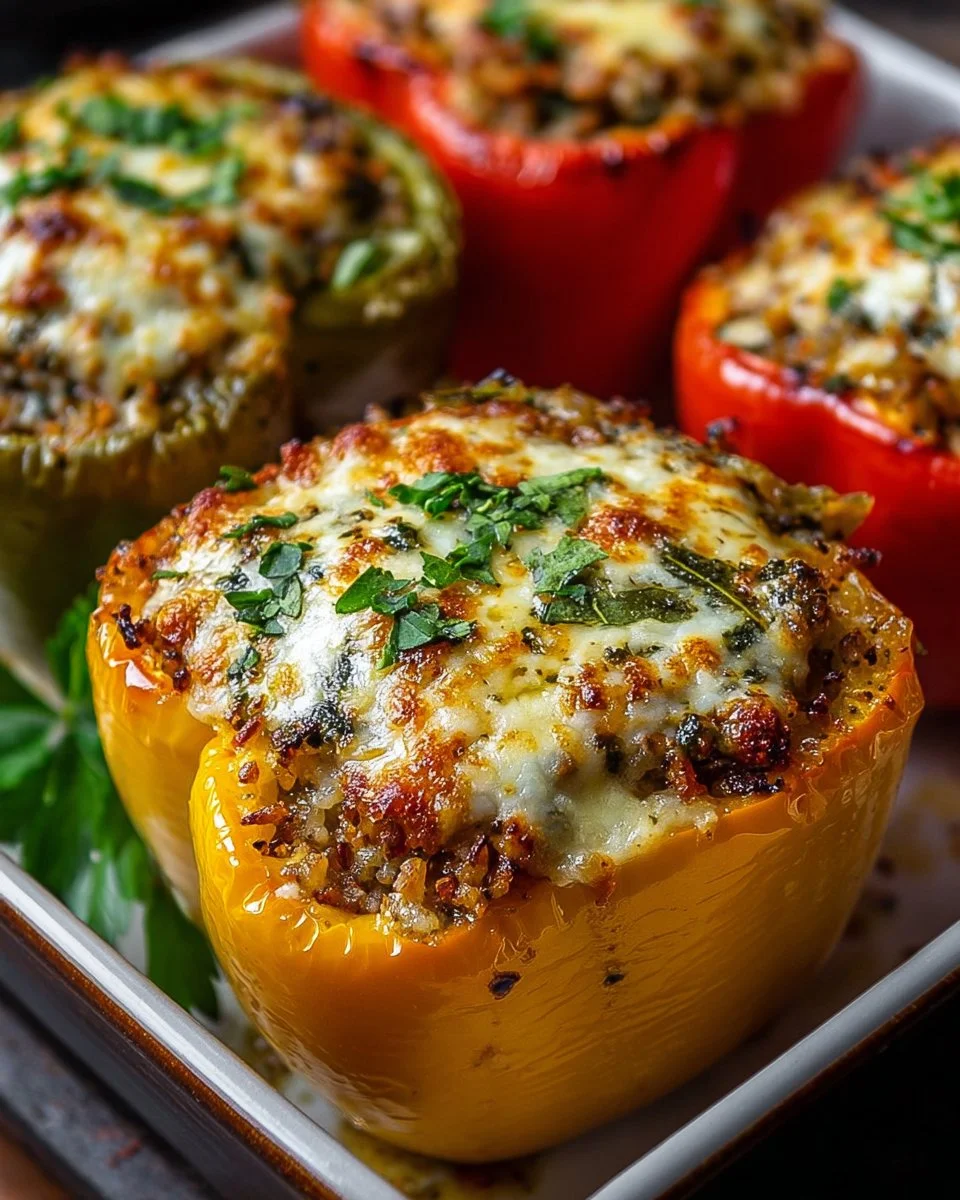 Vegetarian Stuffed Bell Peppers