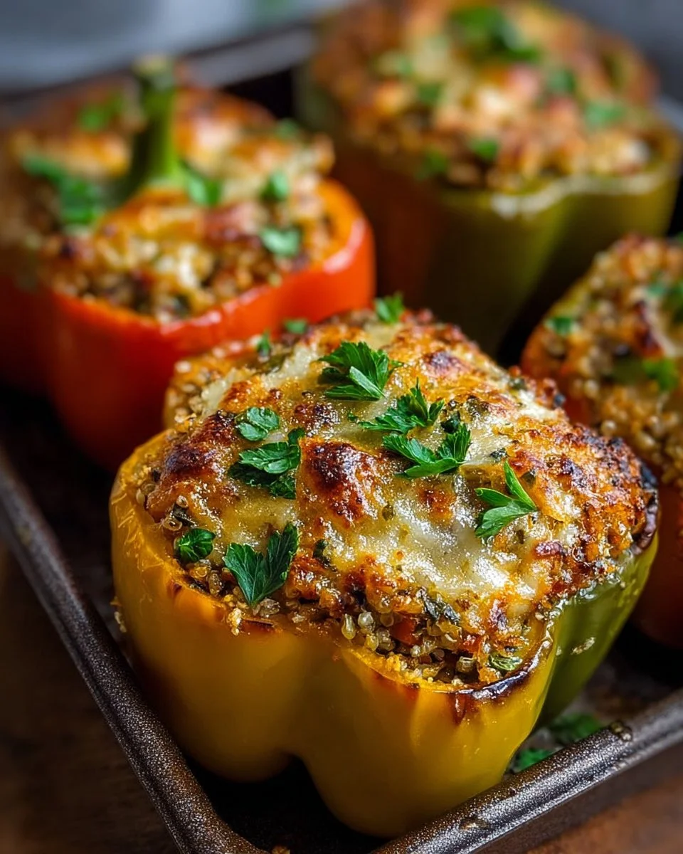 Vegetarian Stuffed Bell Peppers