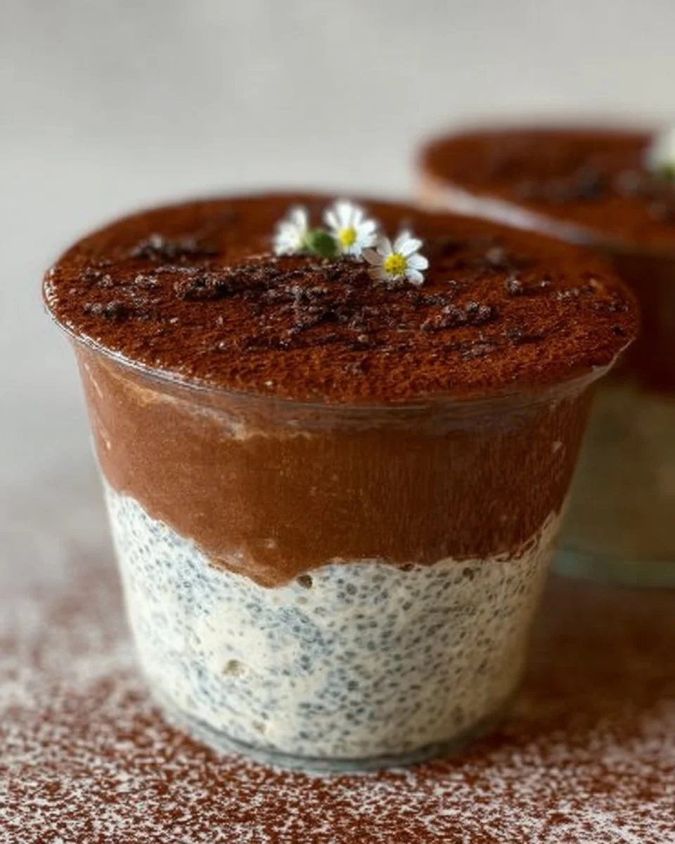 Viral Tiramisu Chia Pudding (Gluten Free, Refined Sugar Free)