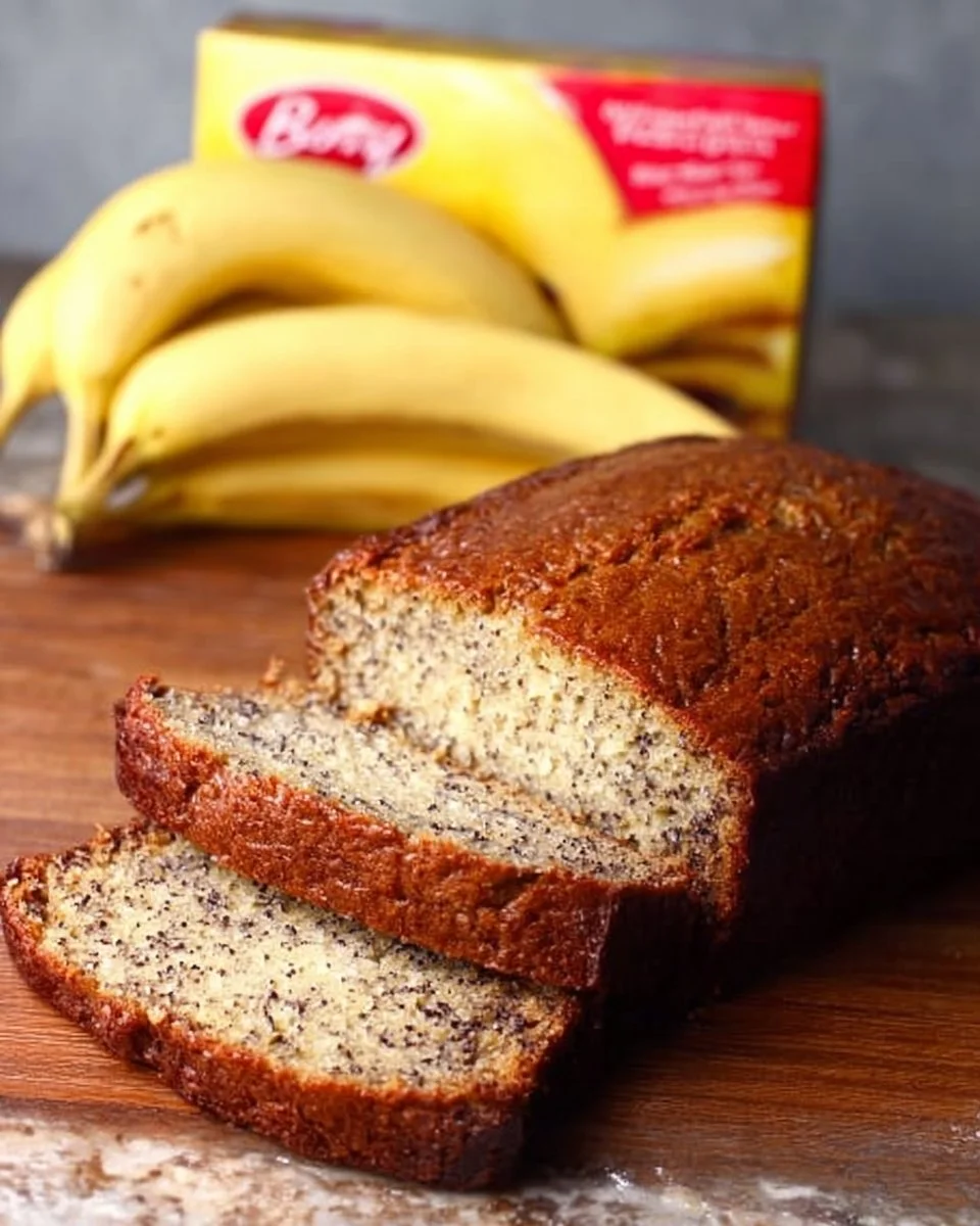 3 Ingredient Banana Bread