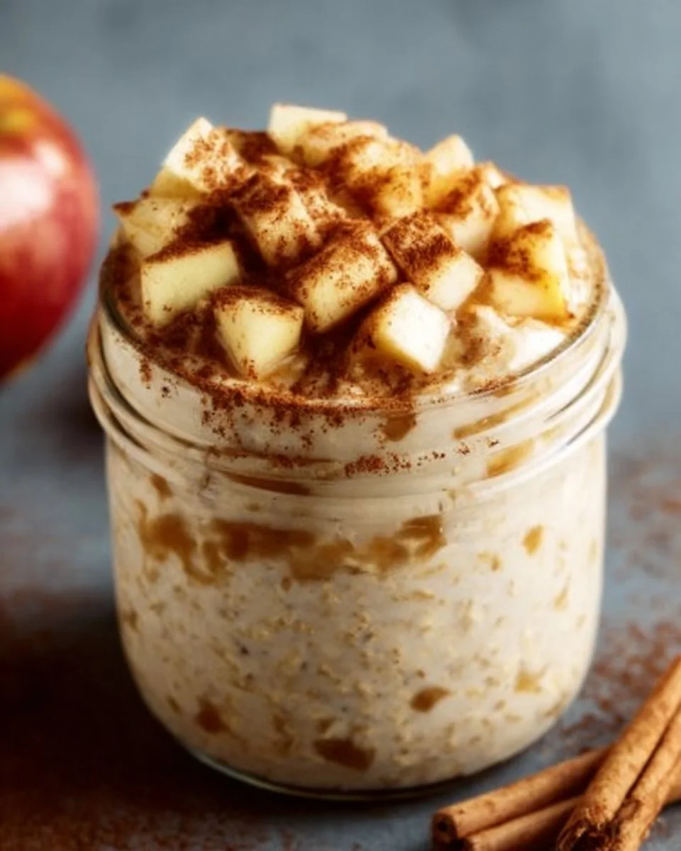 Apple Cinnamon Overnight Oats