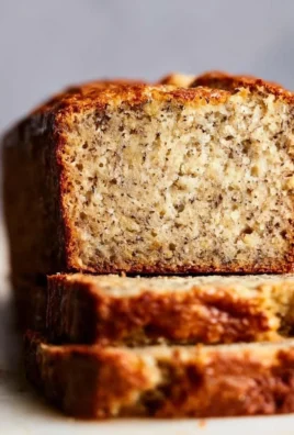 Delicious homemade banana bread loaf for baking enthusiasts
