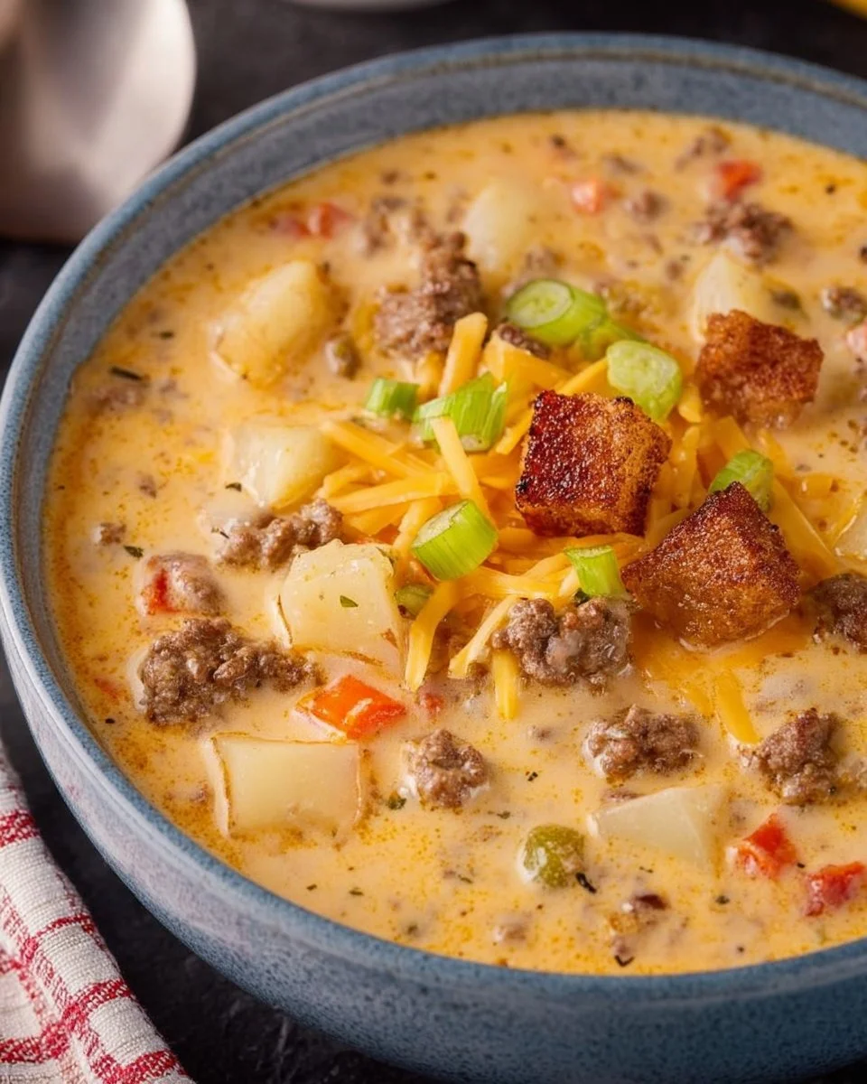 Cheeseburger Soup
