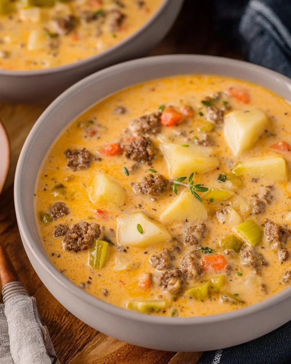 Cheeseburger Soup