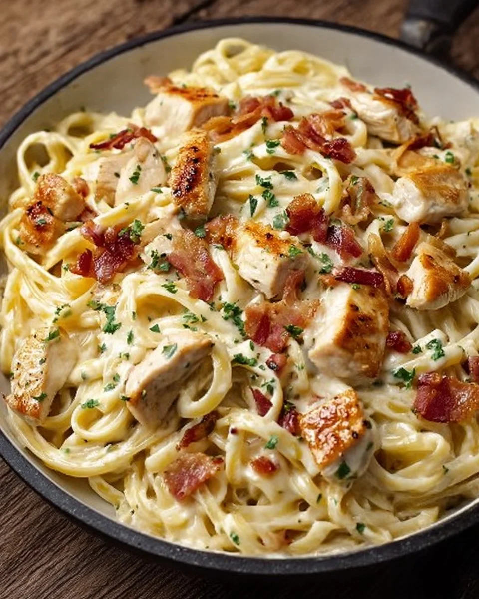 Chicken Bacon Ranch Pasta