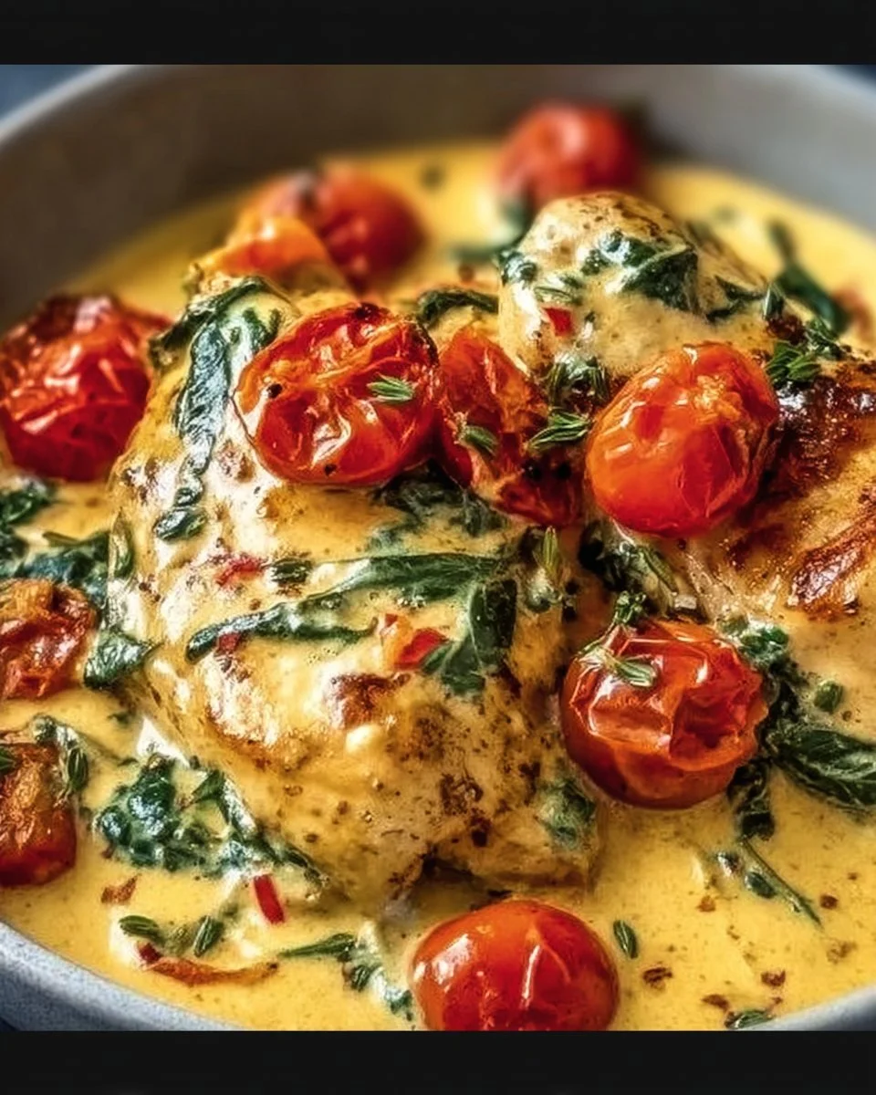 Creamy Tuscan Chicken with Cherry Tomatoes Recipe - Complete Guide