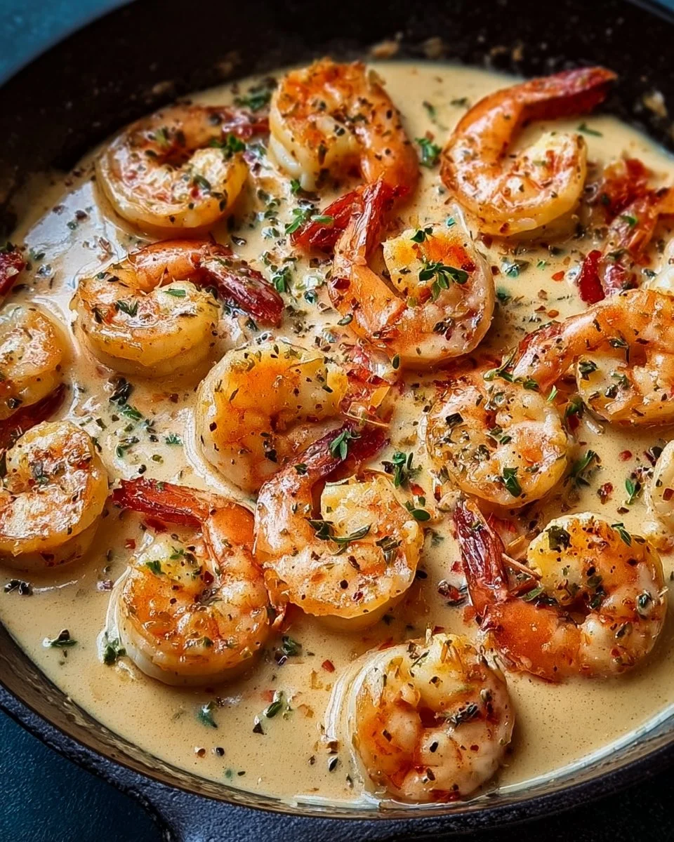 Easy Creamy Garlic Shrimp
