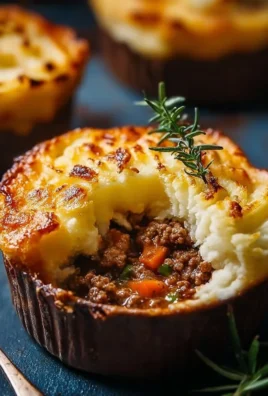 Mini Shepherd's Pie served on a plate, perfect for family dinners.