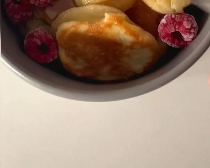 Fluffy Mini Banana Pancakes