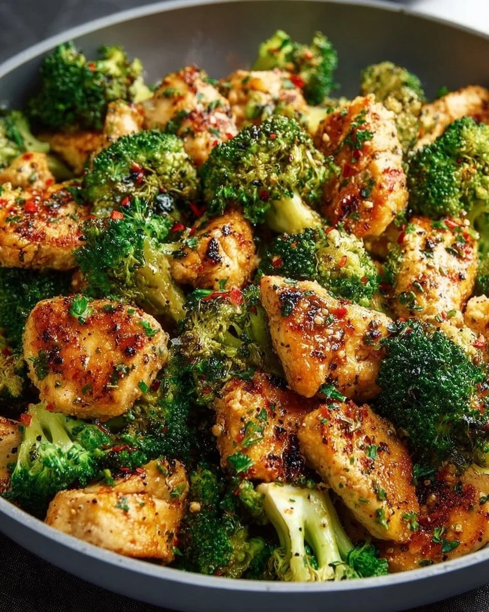 Garlic Butter Chicken Broccoli