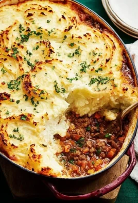 Gordon Ramsay's delicious Shepherd's Pie with creamy mashed potatoes and flavorful meat.