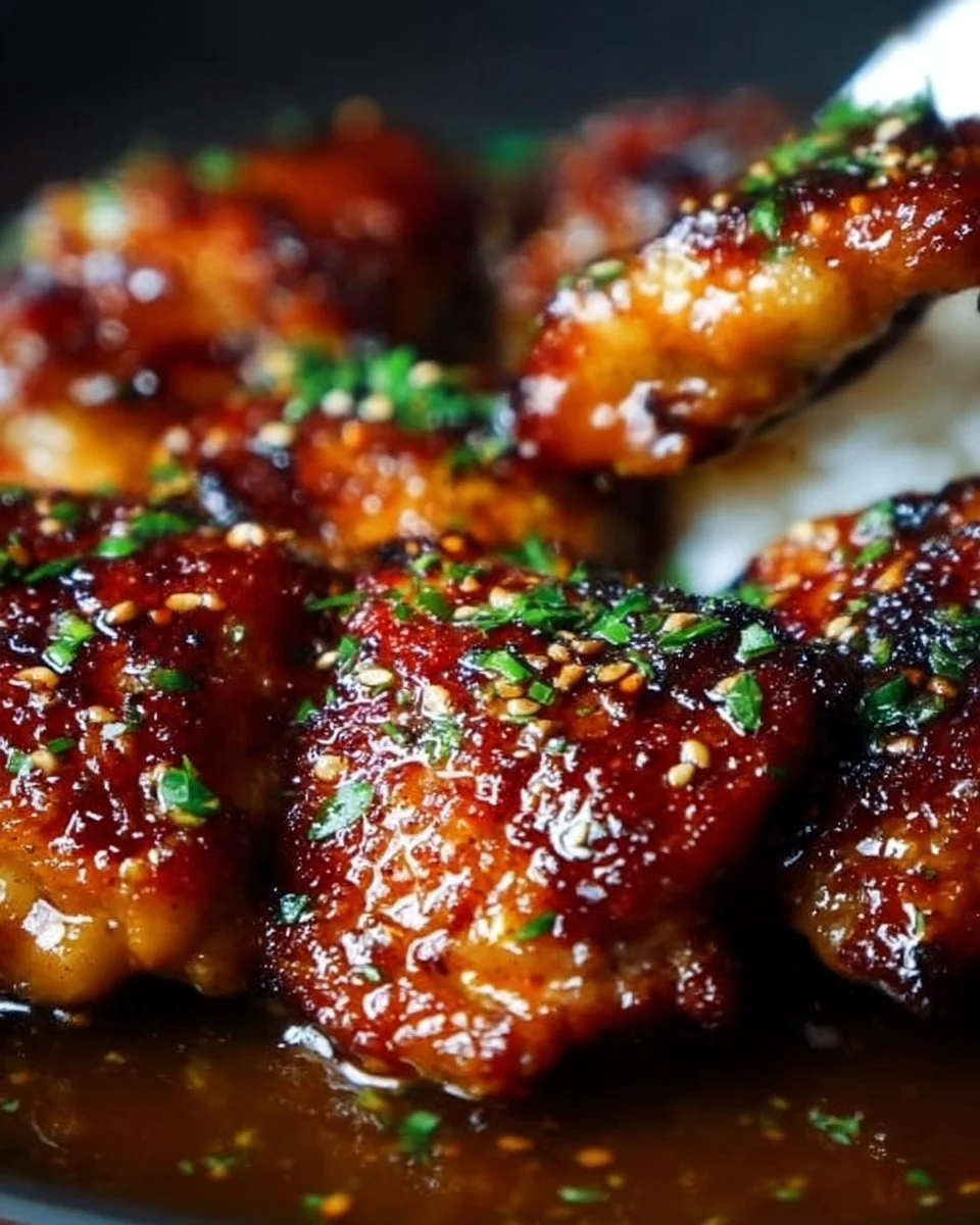 Honey Garlic Chicken Thighs