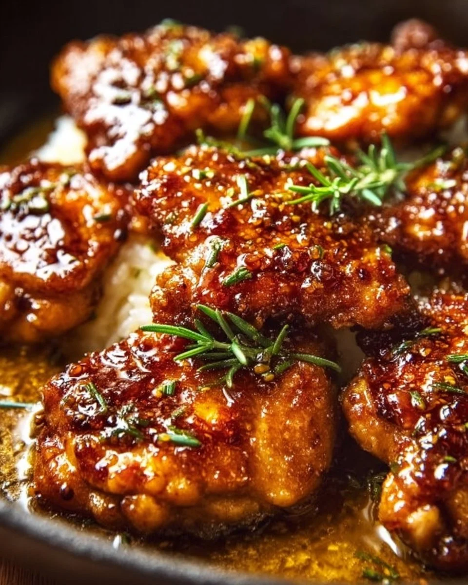 Honey Garlic Chicken Thighs