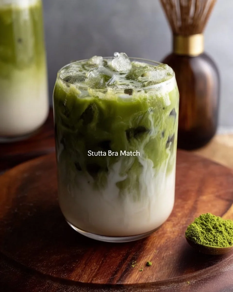 Iced Brown Sugar Matcha Latte
