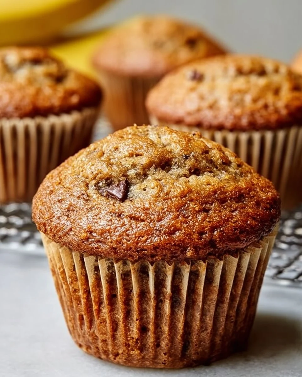 Moist Banana Bread Muffins