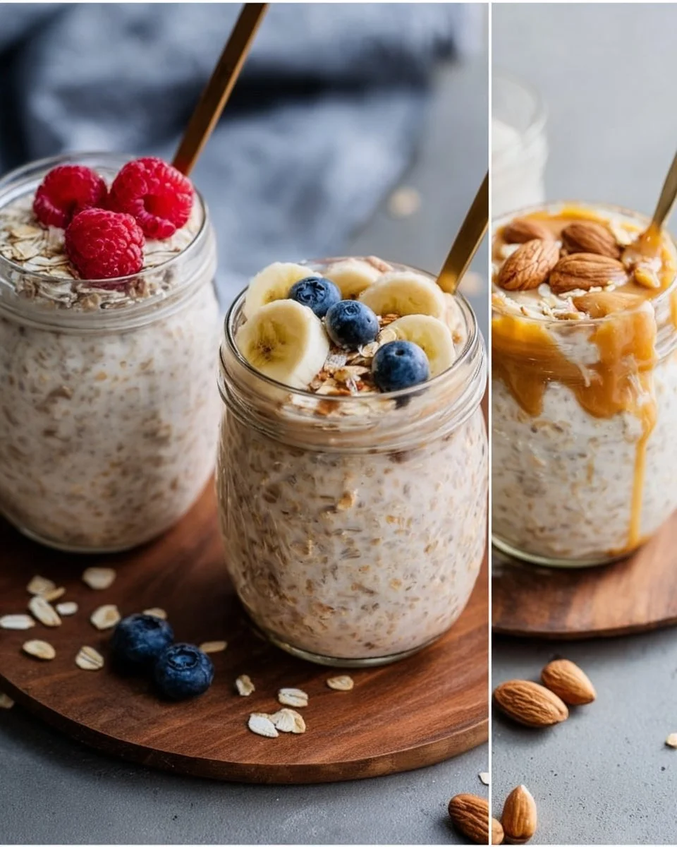 Peanut Butter Banana Overnight Oats